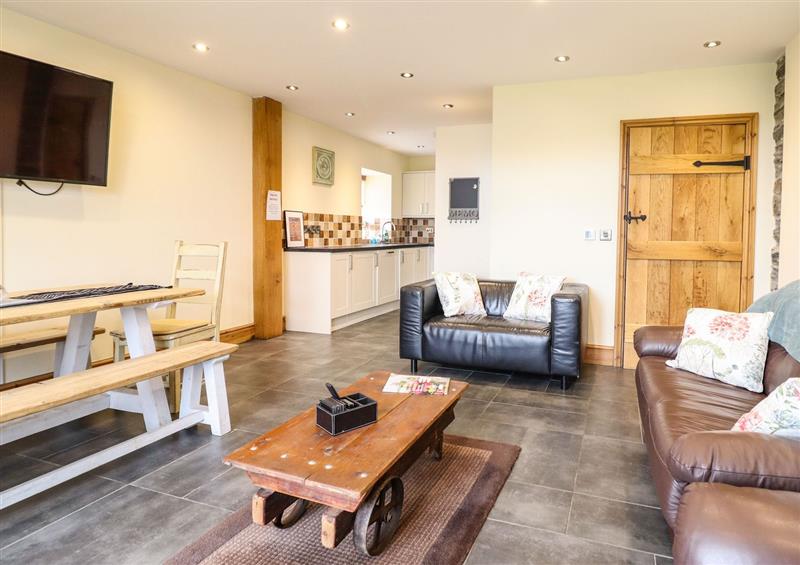 Relax in the living area at Hay Store, Corwen