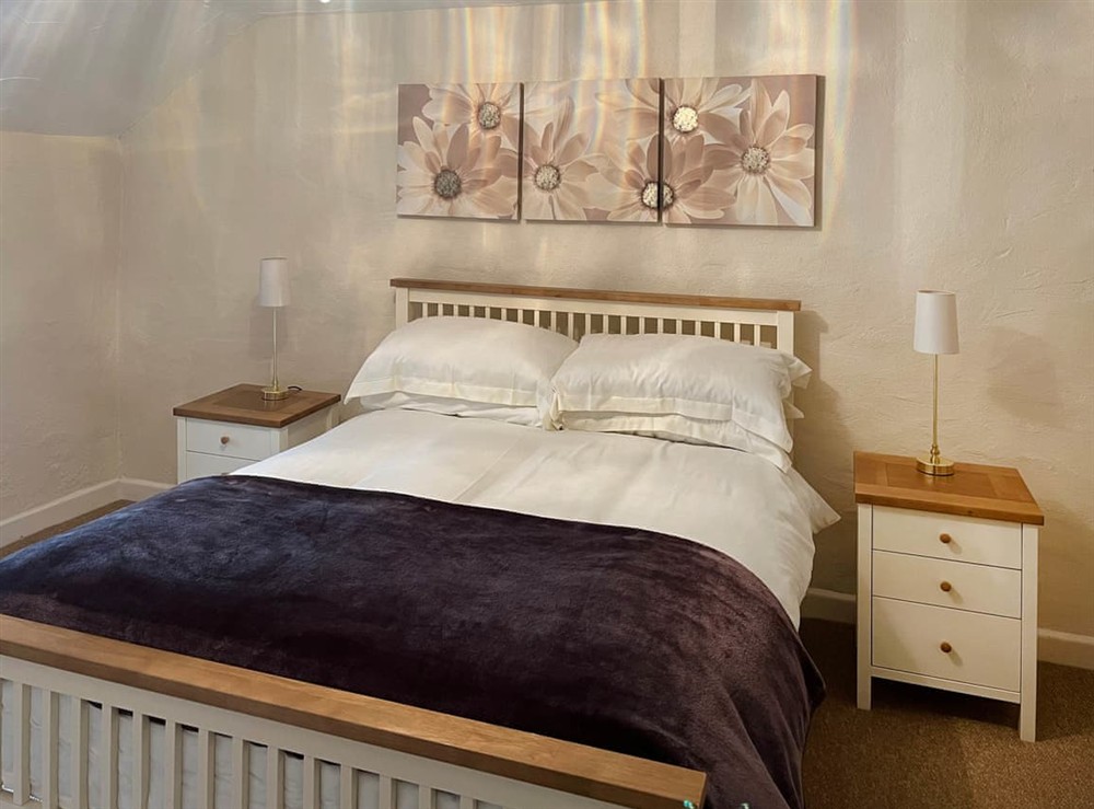 Double bedroom at Haybarn in Liskeard, Cornwall