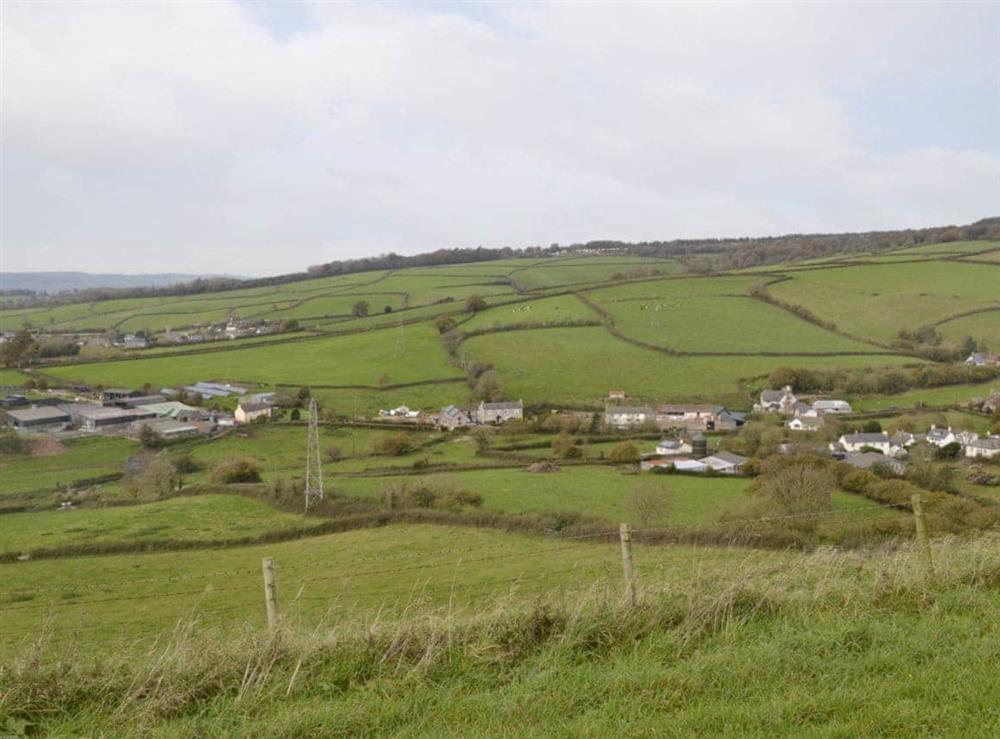 Situated on a working farm at the centre of this image at Scrumpy Barn, 