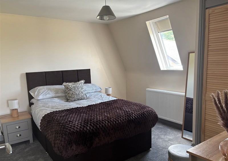 This is a bedroom at Hayes Lodge Coach House, Ashreigney near Dolton