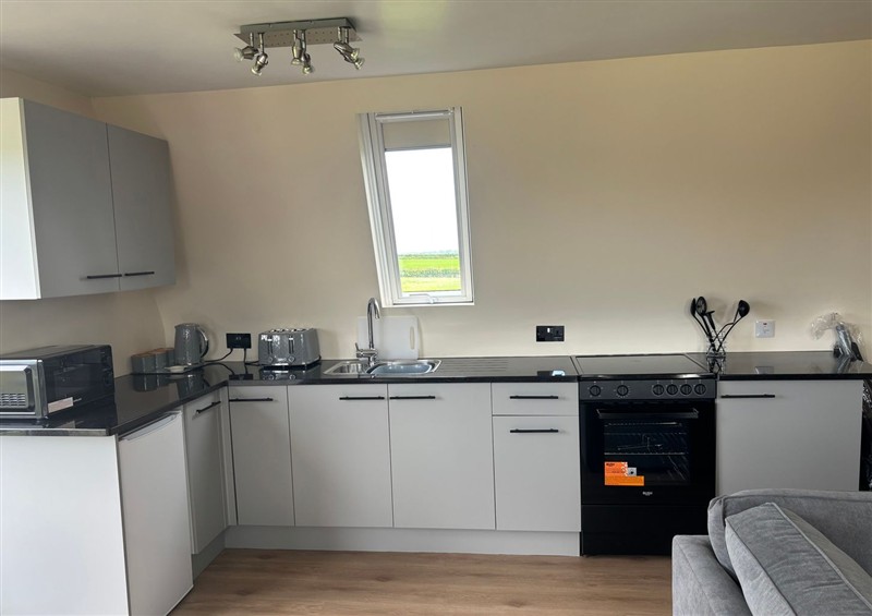 This is the kitchen at Hayes Lodge Coach House, Ashreigney near Dolton