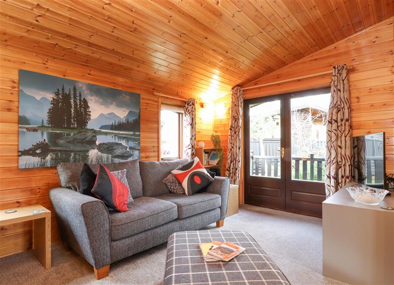 Relax in the living area at Hayeswater Lodge, Keswick