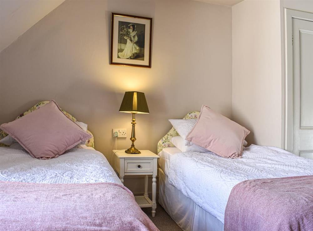 Twin bedroom at Hayfield in Delgaty, near Turriff, Aberdeenshire