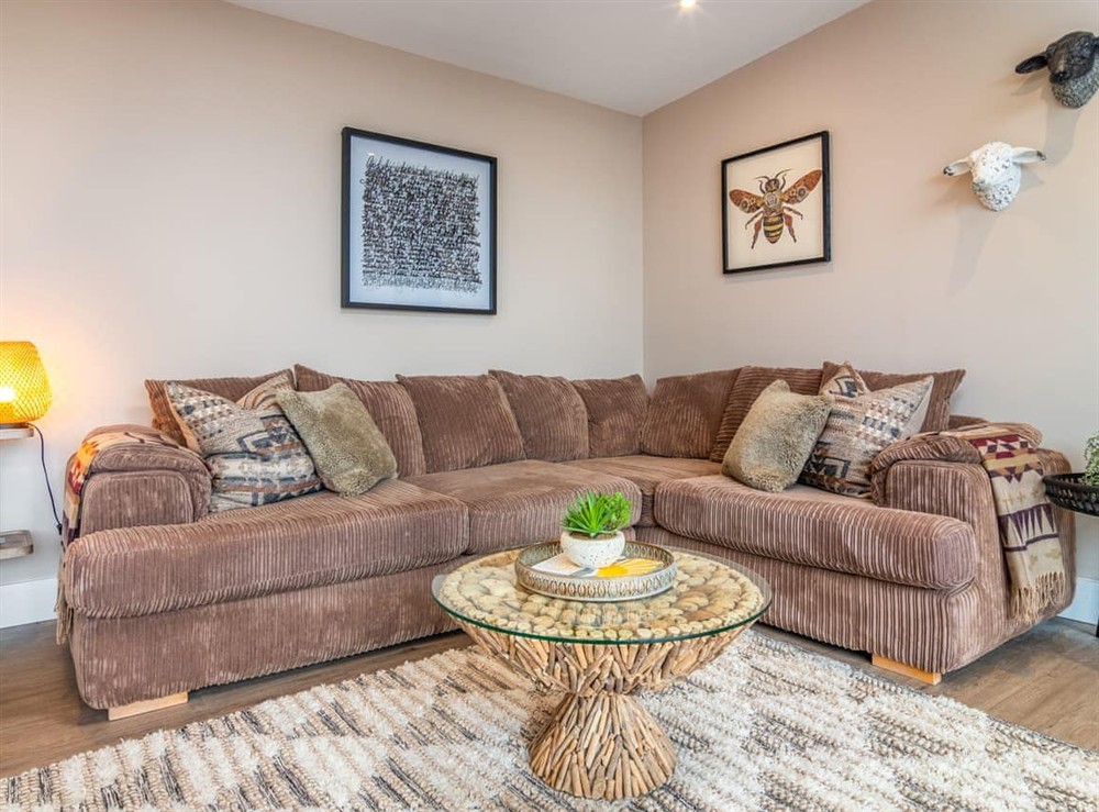 Living area at Hayloft in Buchlyvie, Stirlingshire