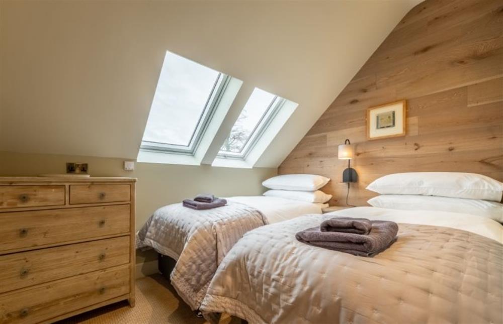 Bedroom three with 3’ single beds at Hayloft, Burnham Market near Kings Lynn