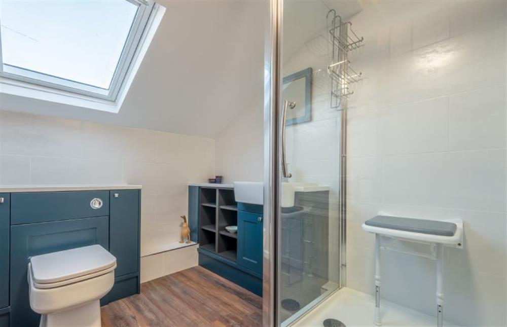 First floor: Shower room  (photo 2) at Hayloft Cottage, Wells-next-the-Sea