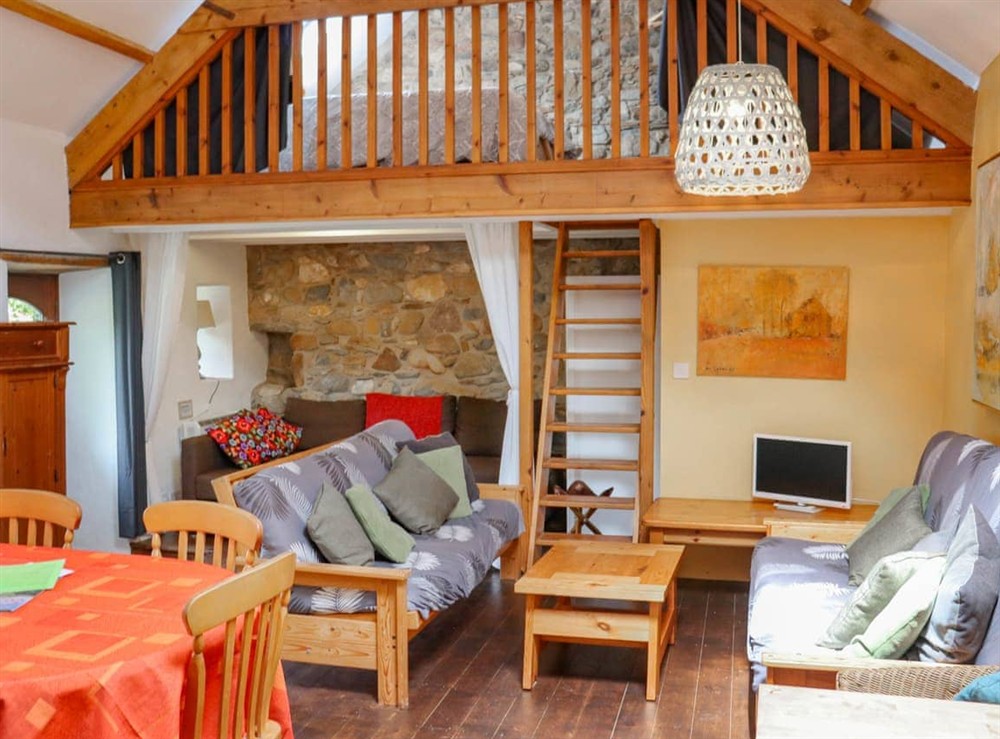Living area at Hayloft in Fishguard, Dyfed