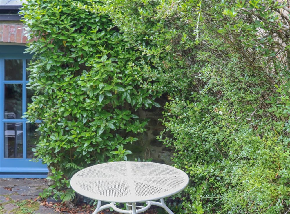 Sitting-out-area at Hayloft in Fishguard, Dyfed