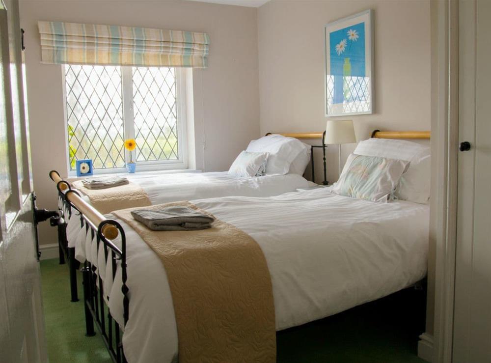 Twin bedroom at Hayloft in Skegness, Lincolnshire