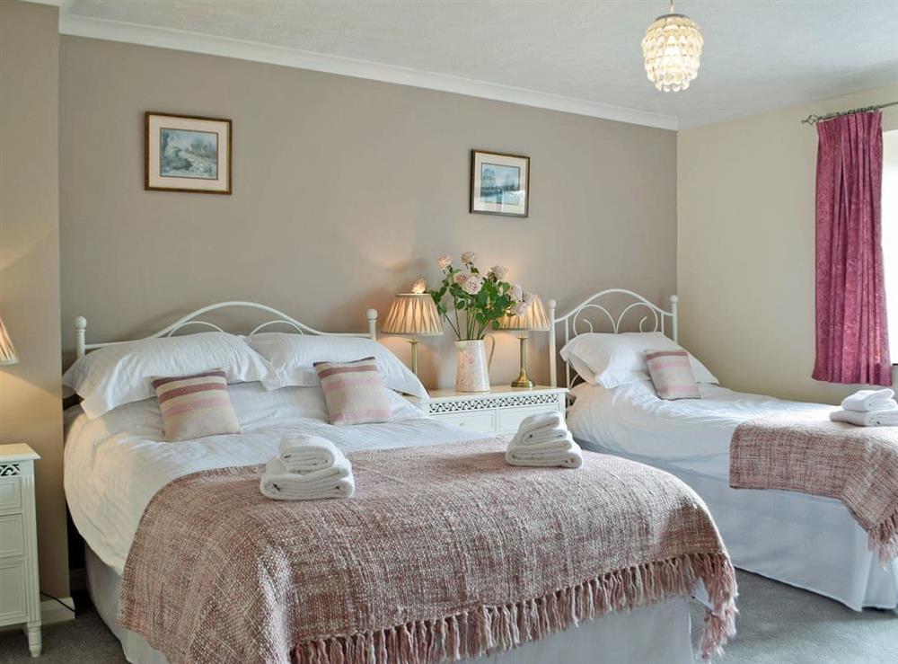 Charming bedroom at Hayscastle Farmhouse, 