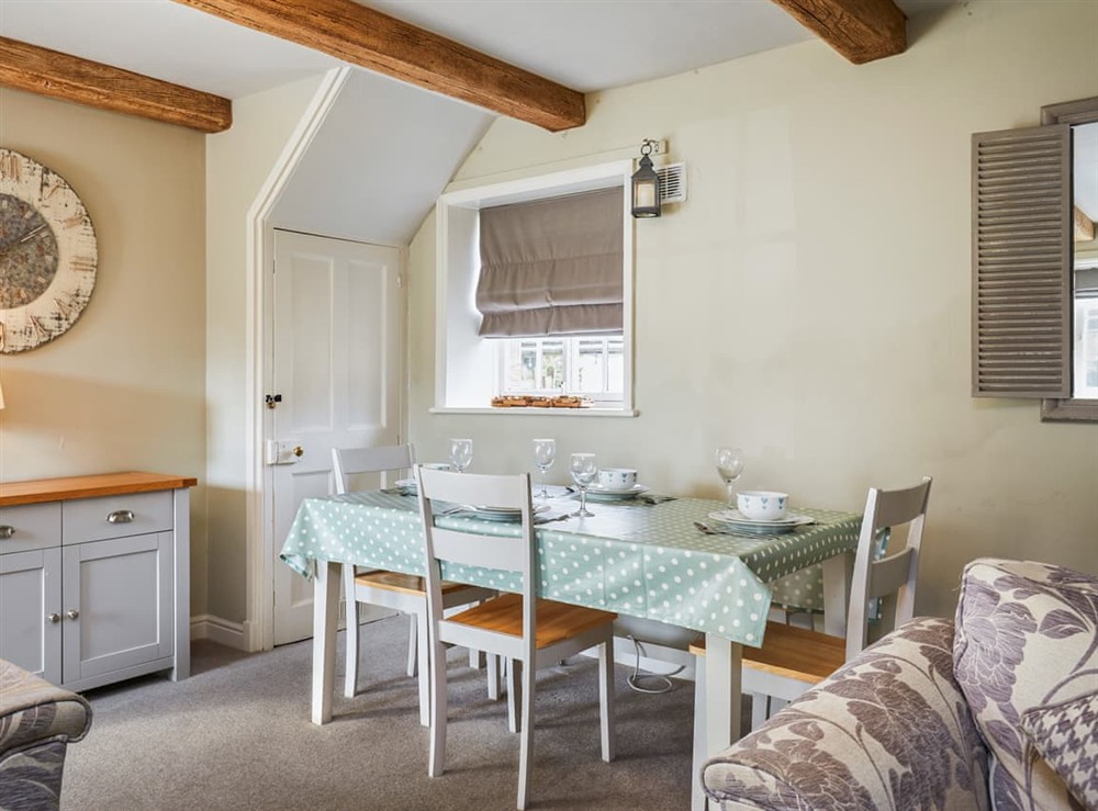 Dining Area at Hayy Bondgate Cottage in Harewood, near Harrogate, West Yorkshire