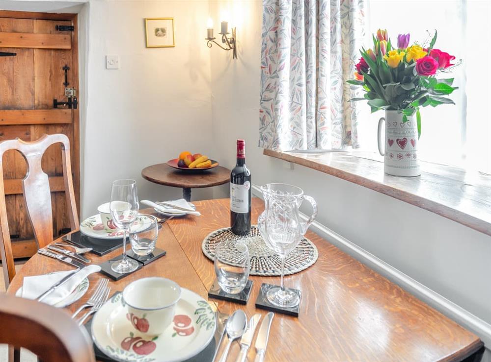 Dining Area at Hazel Cottage in Briantspuddle, near Wareham, Dorset