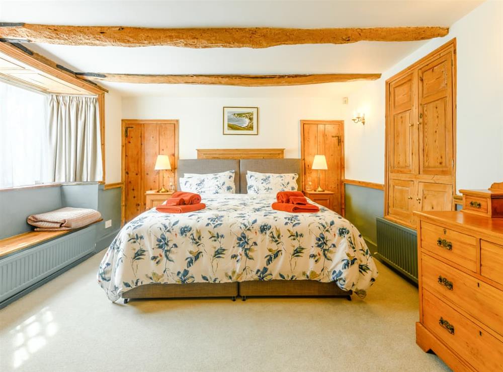 Double bedroom at Hazel Cottage in Briantspuddle, near Wareham, Dorset