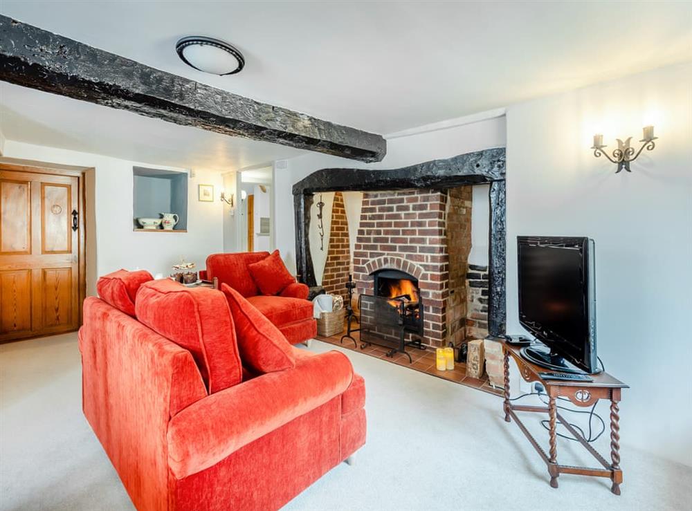 Living area (photo 3) at Hazel Cottage in Briantspuddle, near Wareham, Dorset