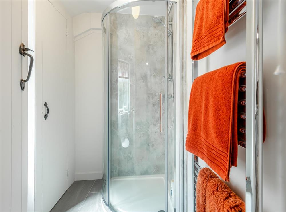 Shower room at Hazel Cottage in Briantspuddle, near Wareham, Dorset