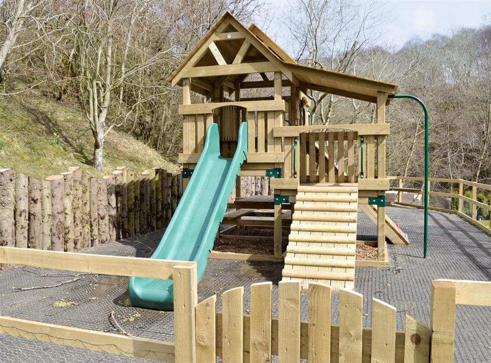 Children’s play area at Hazel Cottage in Brough, near Kirkby Stephen, Cumbria