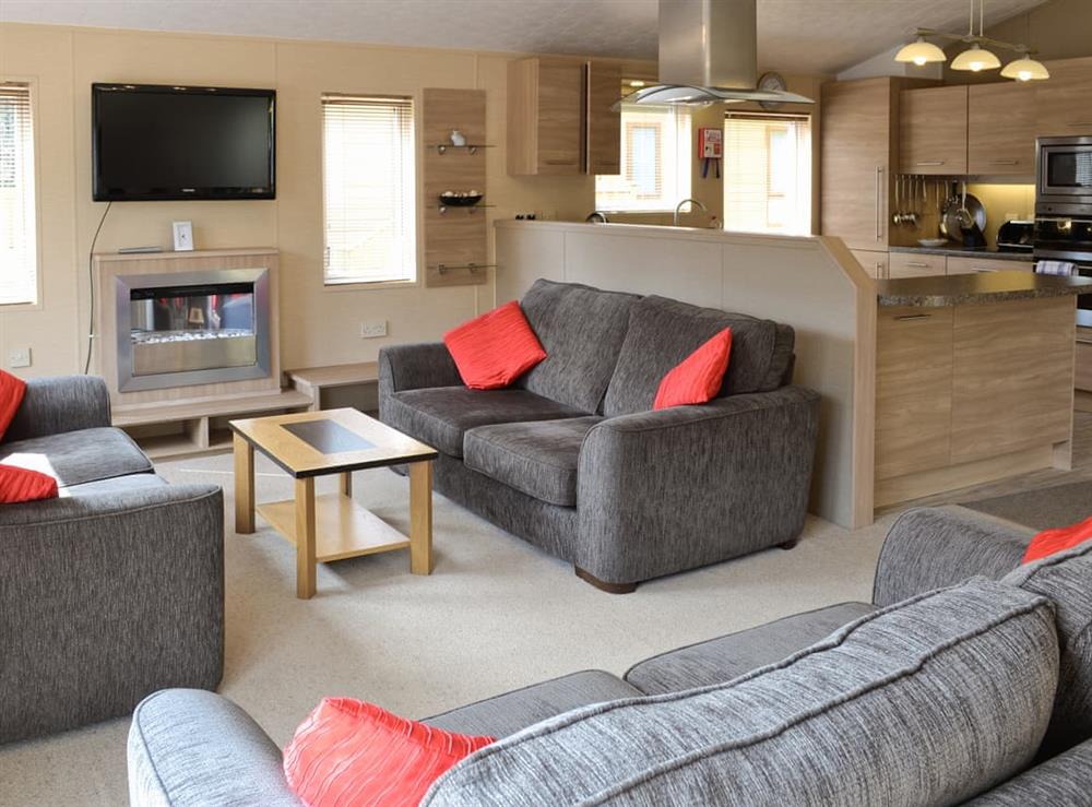 Open plan living space (photo 2) at Hazel Cottage in Brough, near Kirkby Stephen, Cumbria