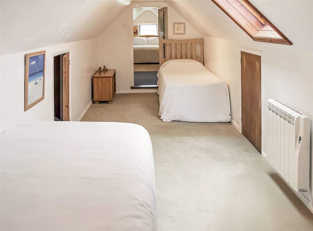 Twin bedroom at Hazel Cottage in Burgh Le Marsh, near Skegness, Lincolnshire