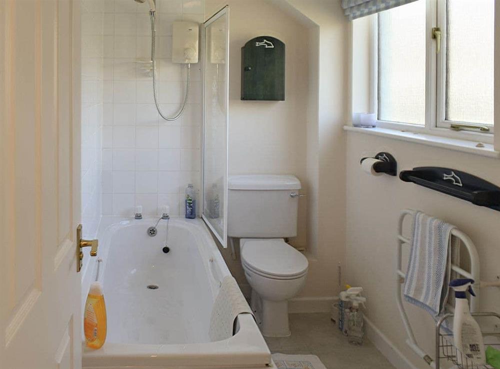 Bathroom at Hazel Cottage in Falmouth, Cornwall