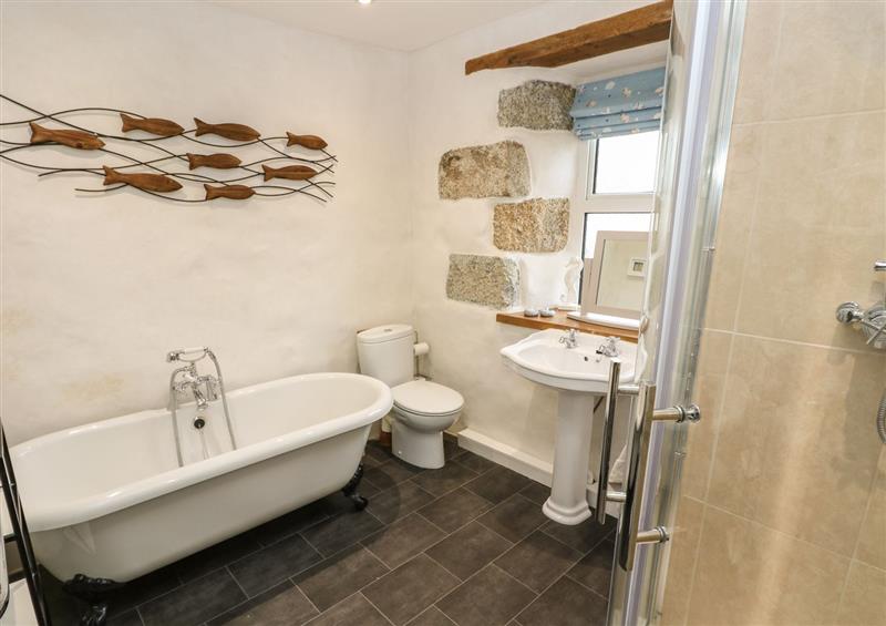 This is the bathroom at Hazel Cottage, Helston