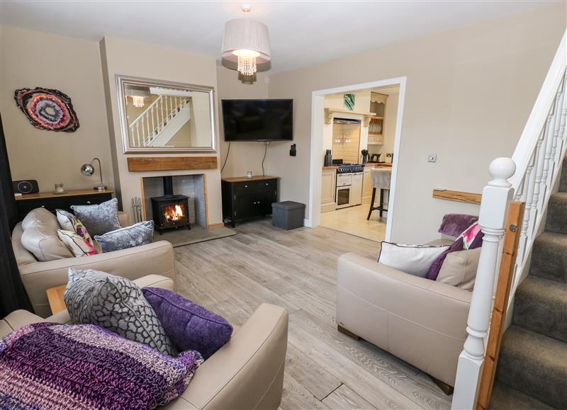 The living area at Hazel Cottage, Sutton-In-Craven