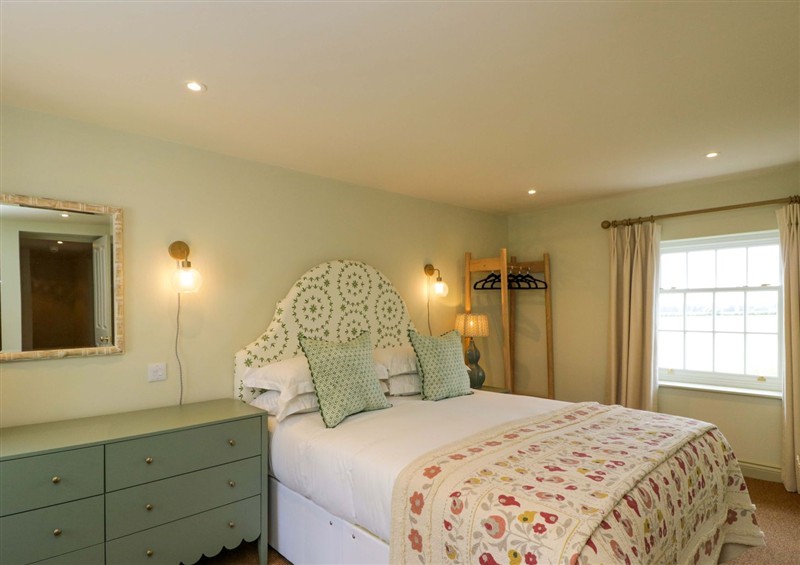 One of the bedrooms at Hazel, Elcot near Kintbury