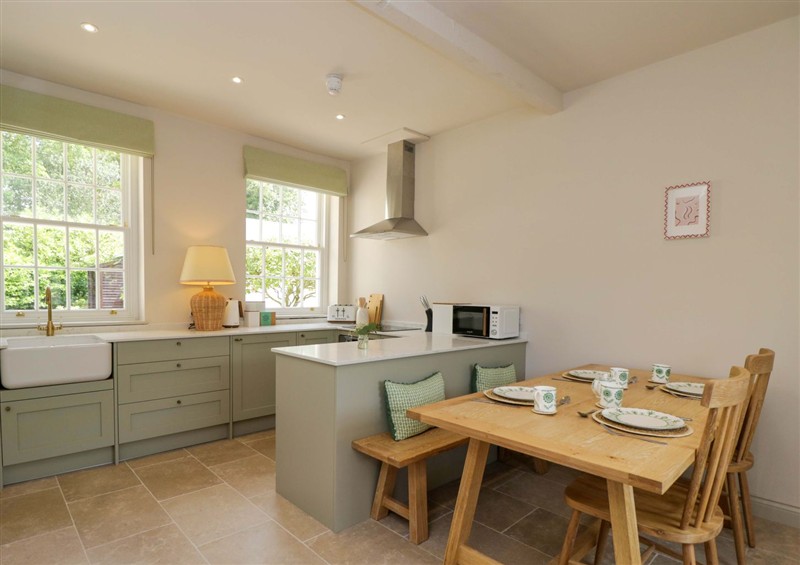 The kitchen at Hazel, Elcot near Kintbury