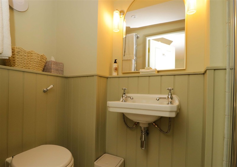 This is the bathroom at Hazel, Elcot near Kintbury