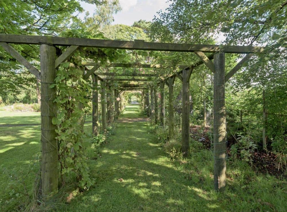 A romantic stroll through the gardens at Hazel Grove House in Near Kirkby Lonsdale, Lancashire