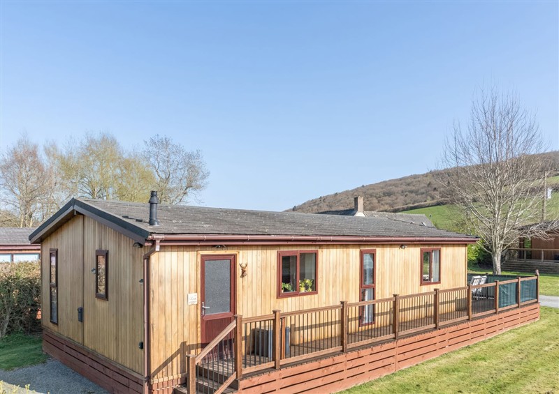 The setting of Hazel Lodge at Hazel Lodge, Clunton near Clun