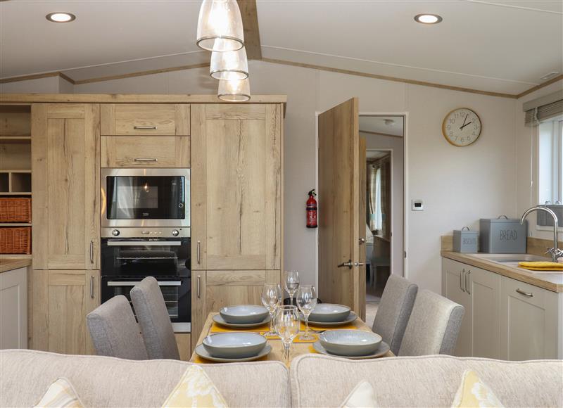 This is the kitchen at Hazel Lodge, Teigngrace near Newton Abbot