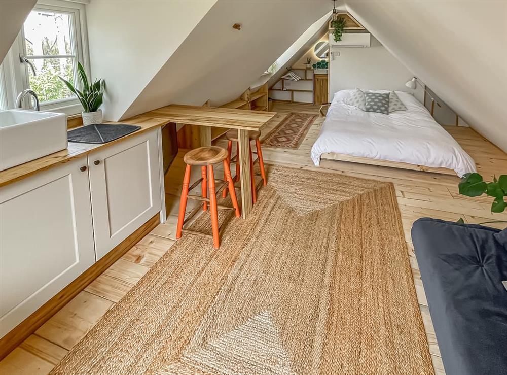 Open plan living space at Hazel Nook in Midhurst, West Sussex