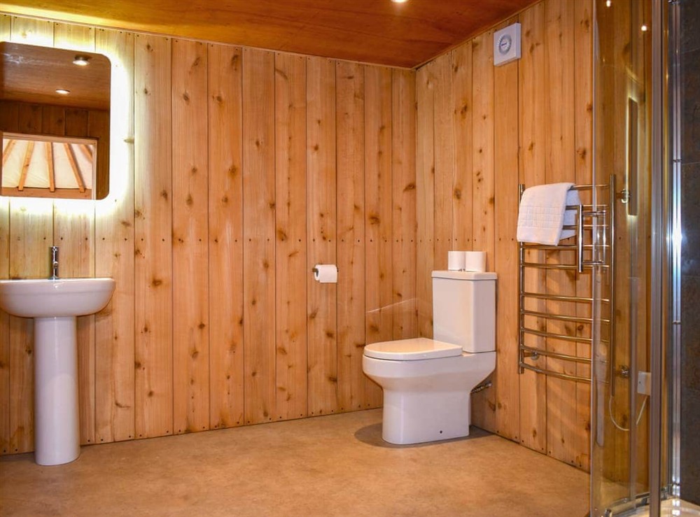 Bathroom at Hazel Roundhouse in Beaminster, Dorset