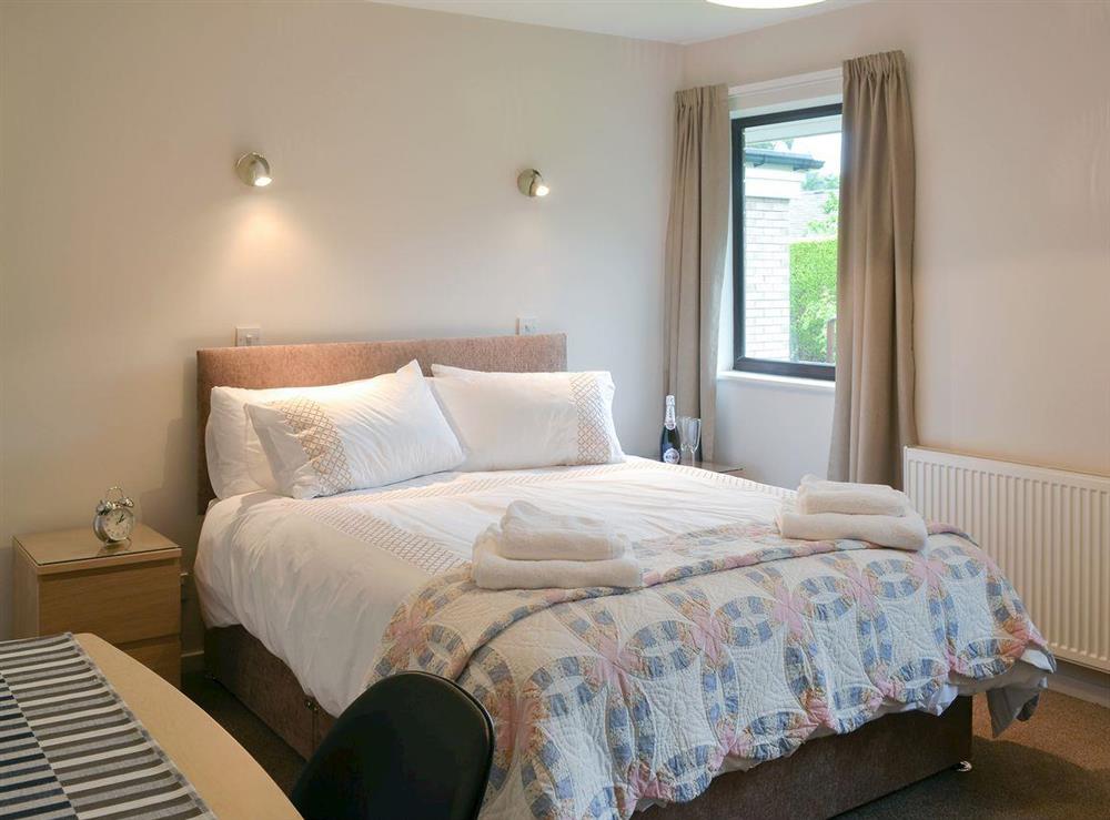 Comfortable double bedroom at Hazelbank in Hexham, Northumberland
