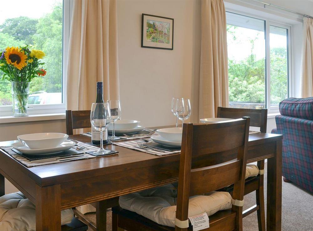 Ideal dining area at Hazelbank in Hexham, Northumberland
