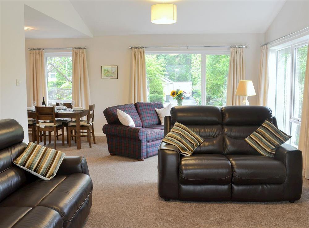Spacious living/ dining room at Hazelbank in Hexham, Northumberland