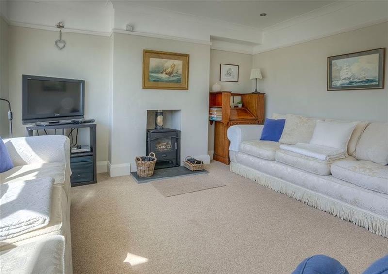 This is the living room at Hazelhurst, Abersoch