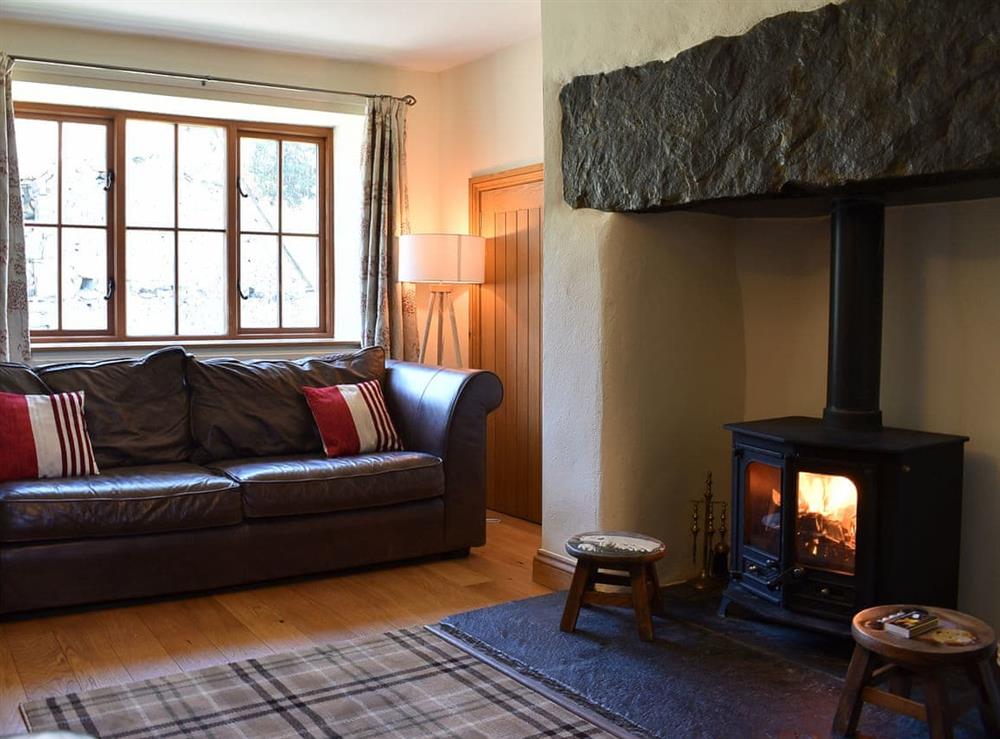 Living room at Hazelrigg Farm in Newby Bridge, near Windermere, Cumbria