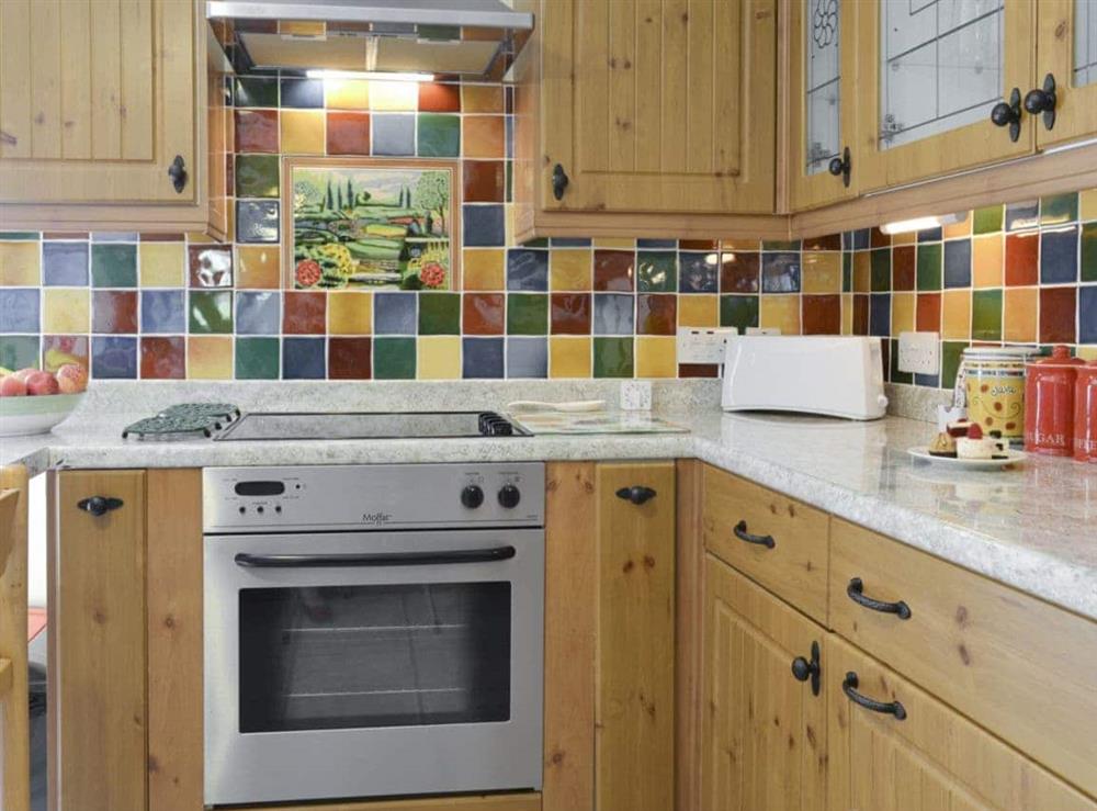 Fully appointed kitchen at Hazels Cottage in Tangy, near Campbeltown, Argyll and Bute, Scotland
