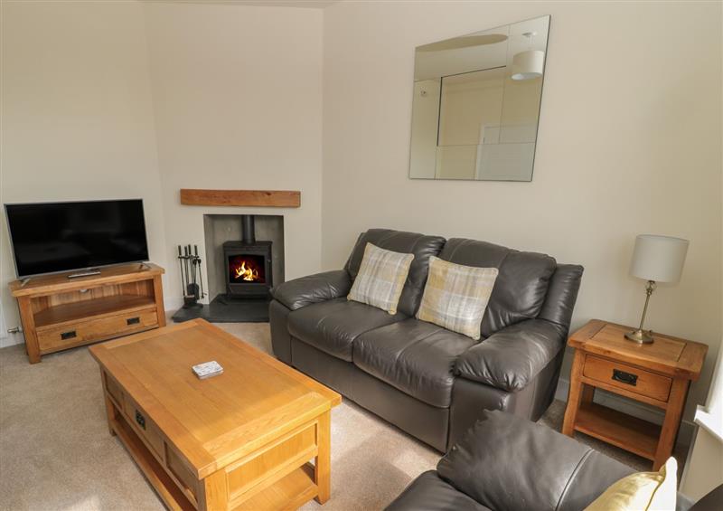 The living area at Hazonleigh, Seahouses