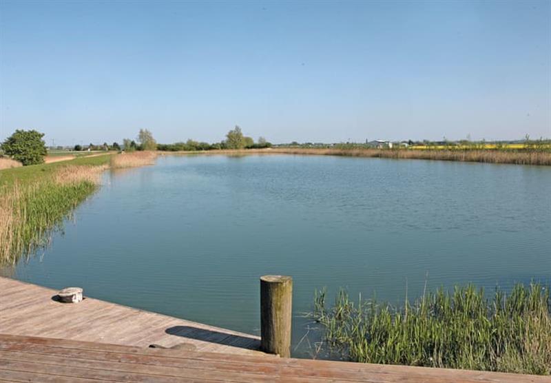 The lake at Head Fen Country Retreat in Ely, Cambridge
