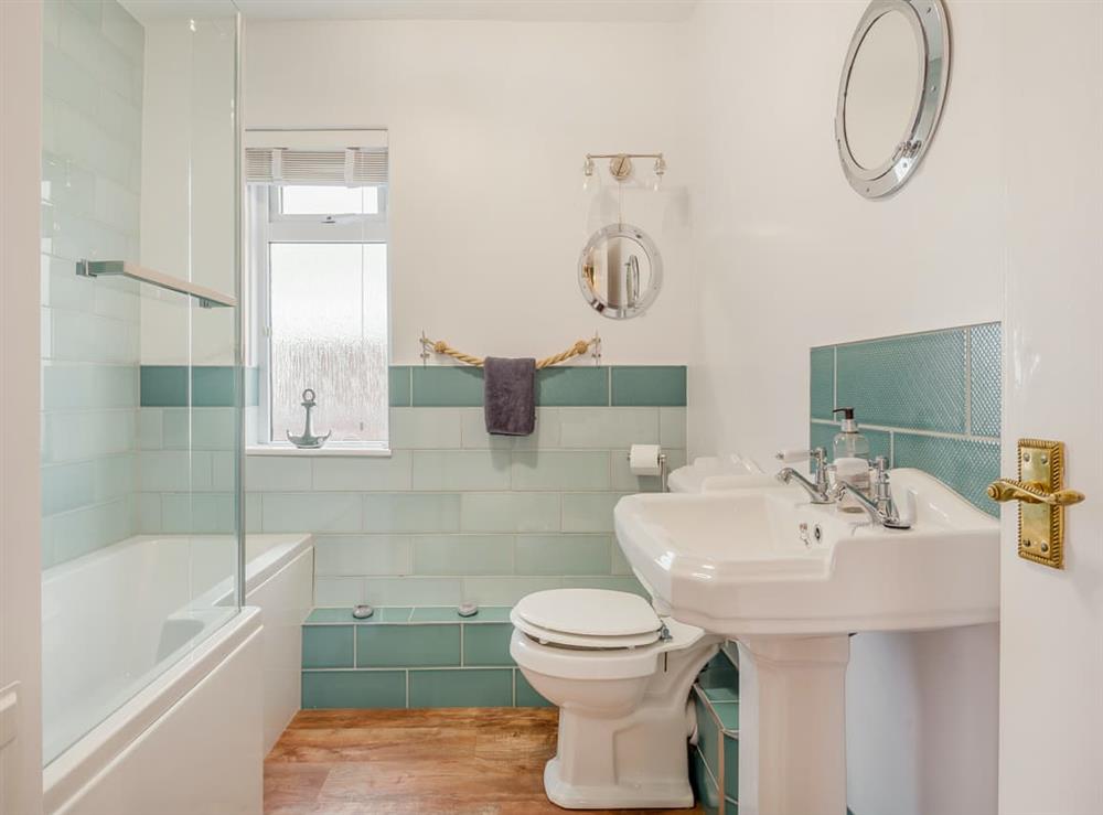 Bathroom at Headland Heights in Blue Anchor, near Minehead, Somerset