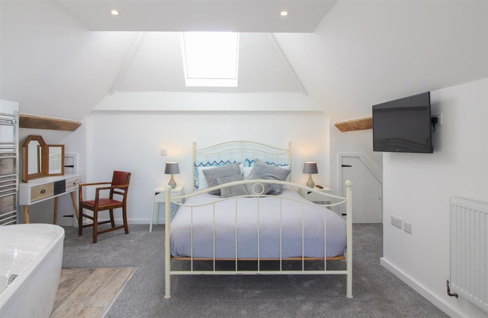Bedroom at Headland Studio in Bude, Cornwall
