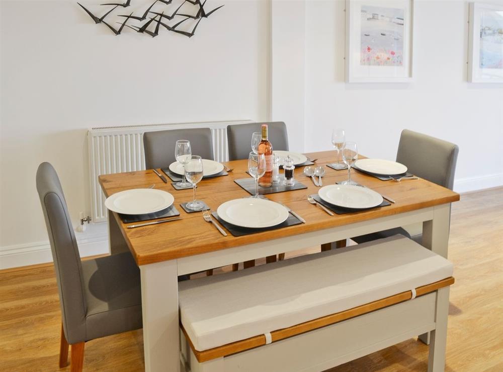Dining Area at Headland View in Newquay, Cornwall