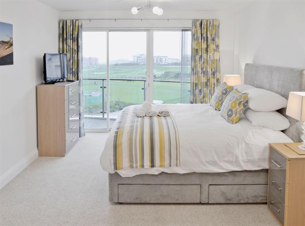 Double bedroom at Headland View in Newquay, Cornwall