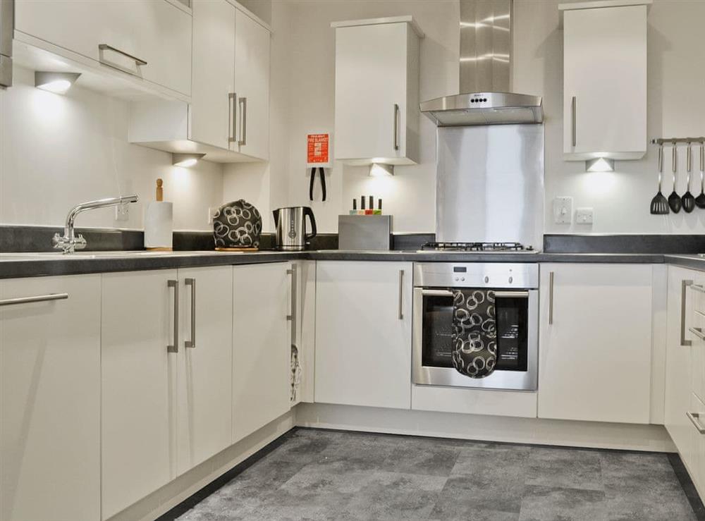Kitchen at Headland View in Newquay, Cornwall