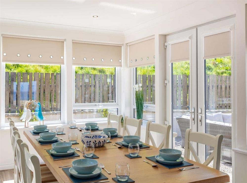 Dining Area at Headland View in Waters Edge, near Banff, Aberdeenshire
