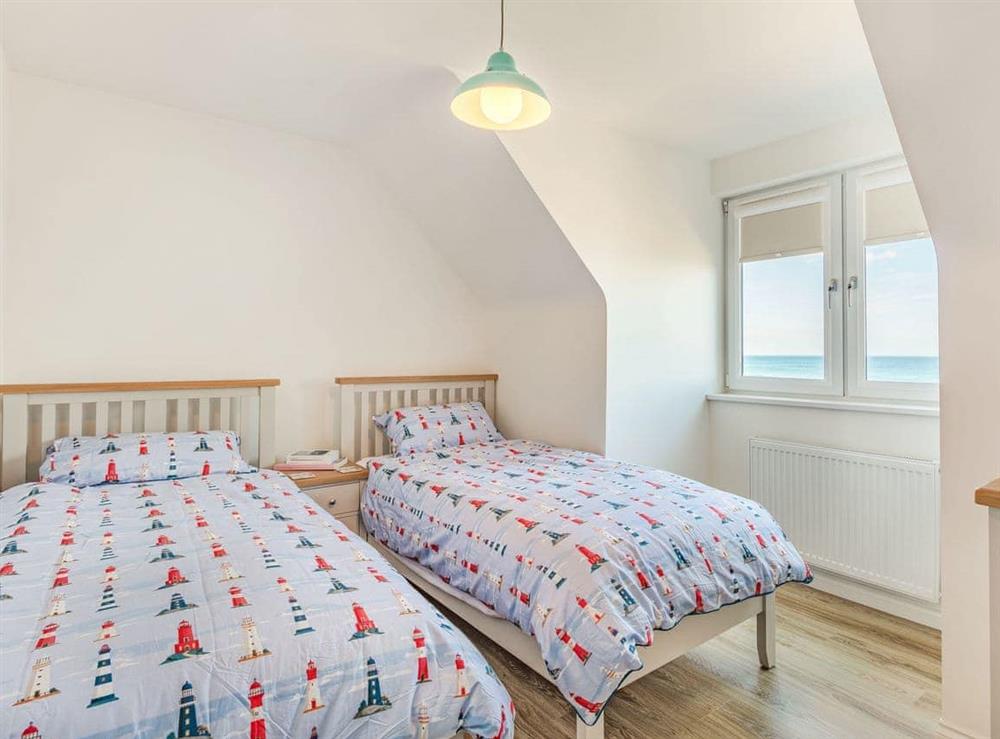 Twin bedroom at Headland View in Waters Edge, near Banff, Aberdeenshire