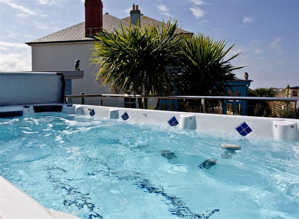 Hot tub (photo 3) at Headland Views in Newquay, North Cornwall