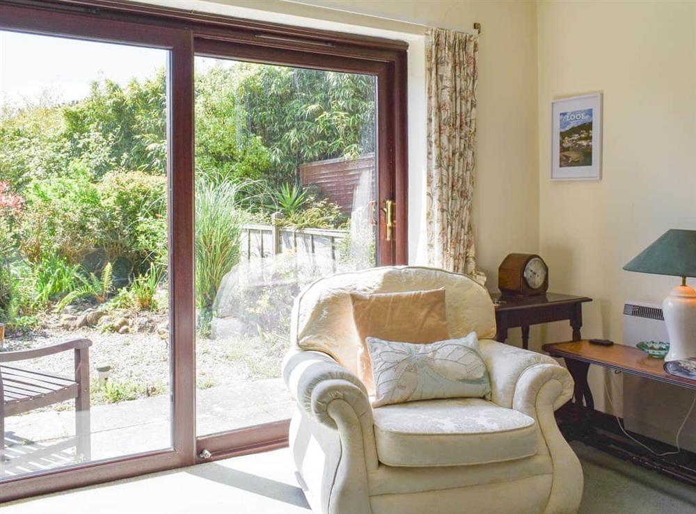 Living room at Headlands Cottage in Coverack, Cornwall